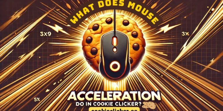 WHAT DOES MOUSE ACCELERATION DO IN COOKIE CLICKER? 🖱️⚡